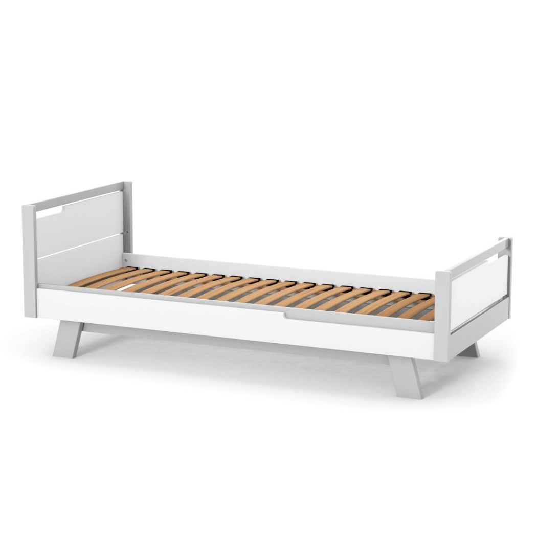 Postel pro Teenagery Lussi 190 Gekko Kids, Bílá / Šedá